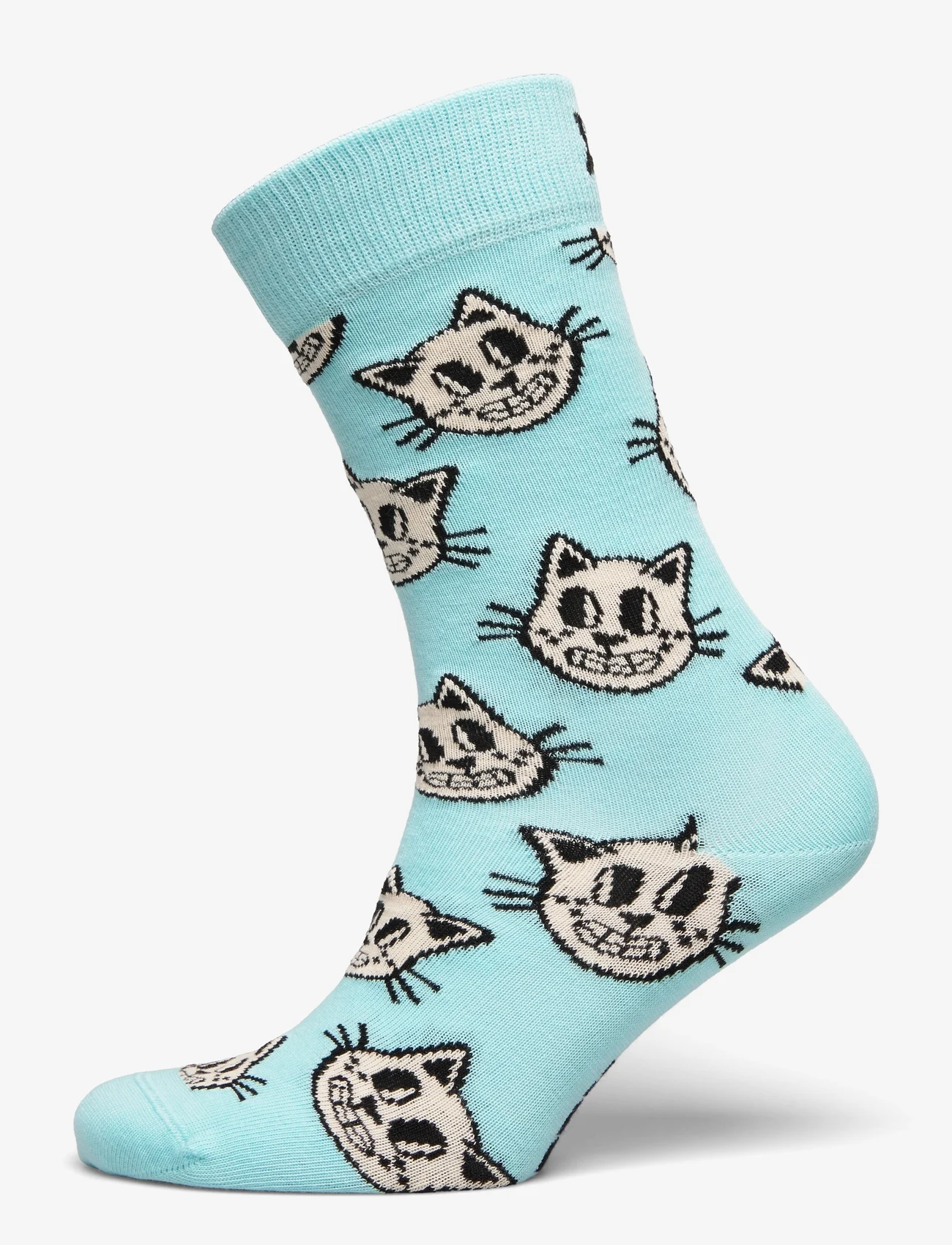 Happy Socks - Cat Sock - najniższe ceny - light blue - 0