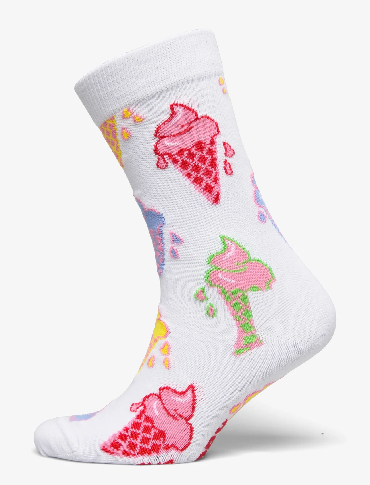 Happy Socks - Ice Cream Sock - mažiausios kainos - white - 0