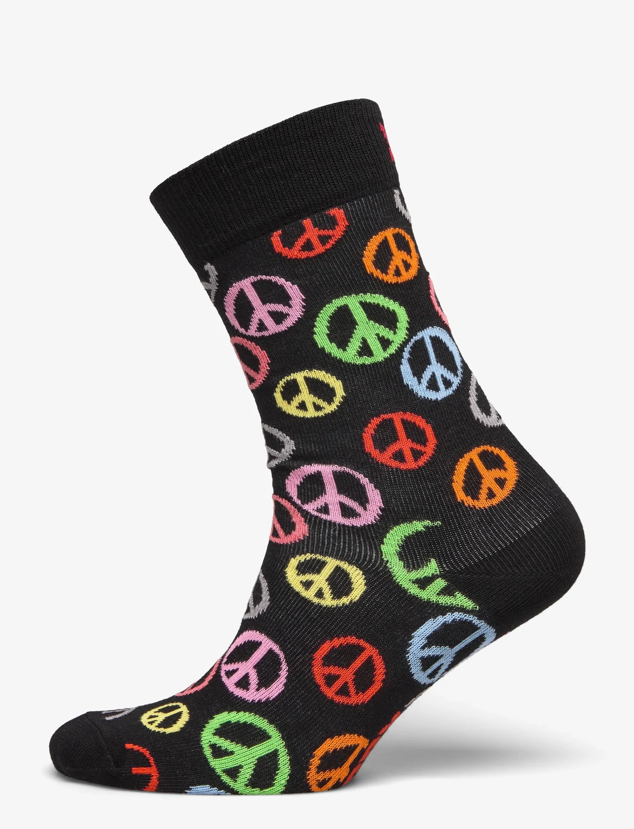 Happy Socks - Peace Sock - laveste priser - black - 0