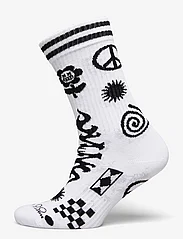 Happy Socks - Random Rave Sneaker Sock - zemākās cenas - white - 0