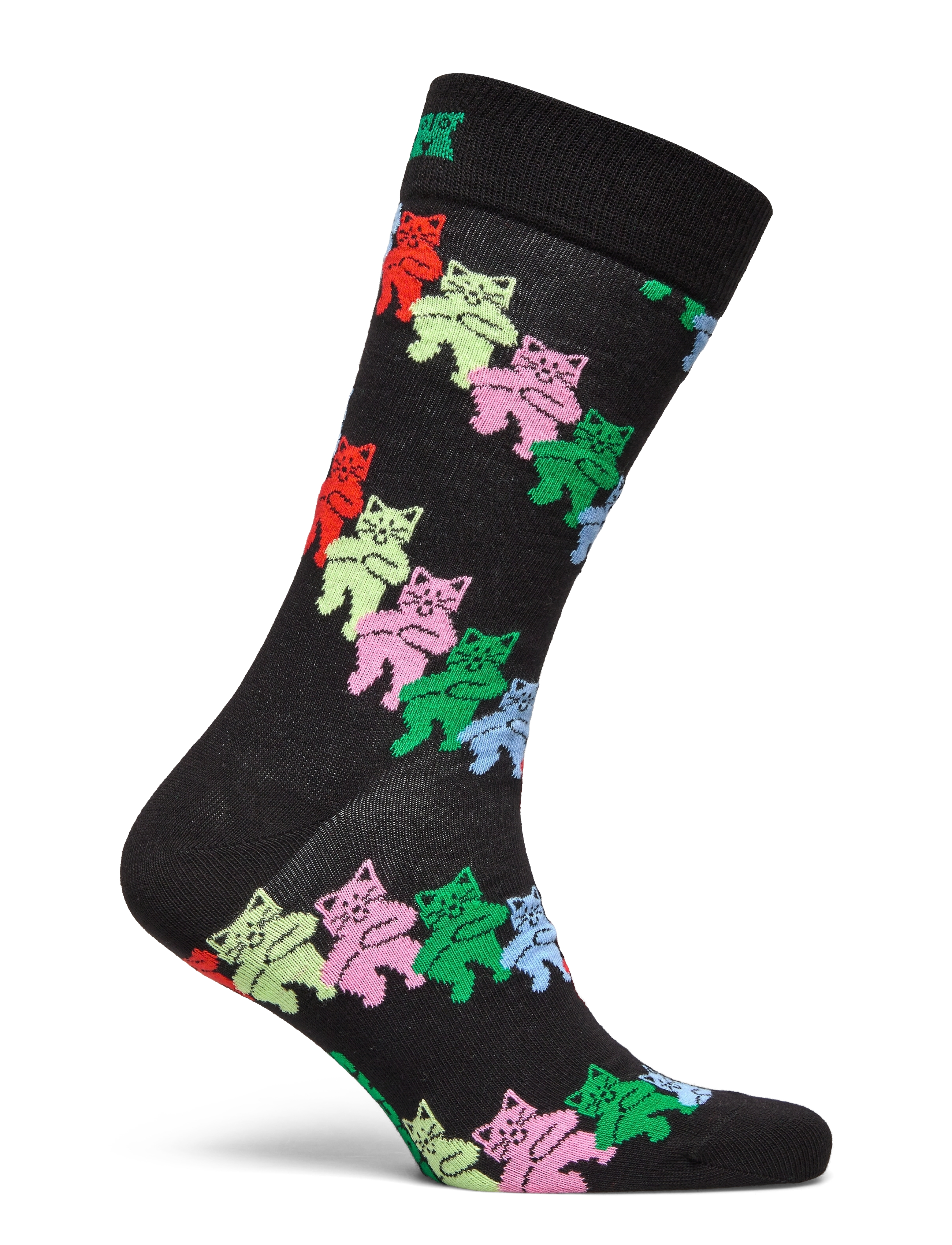 Happy Socks - Dancing Cats Sock - black - 1