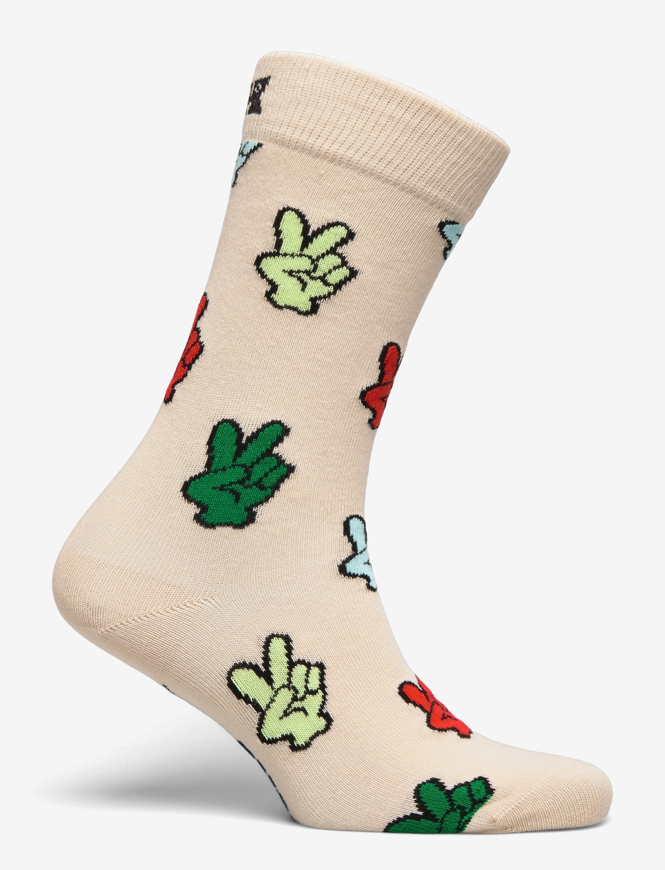 Happy Socks - Victory Sign Sock - beige - 1