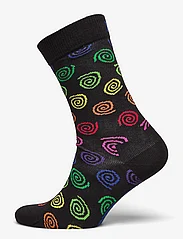 Happy Socks - Swirl Sock - mažiausios kainos - black - 0