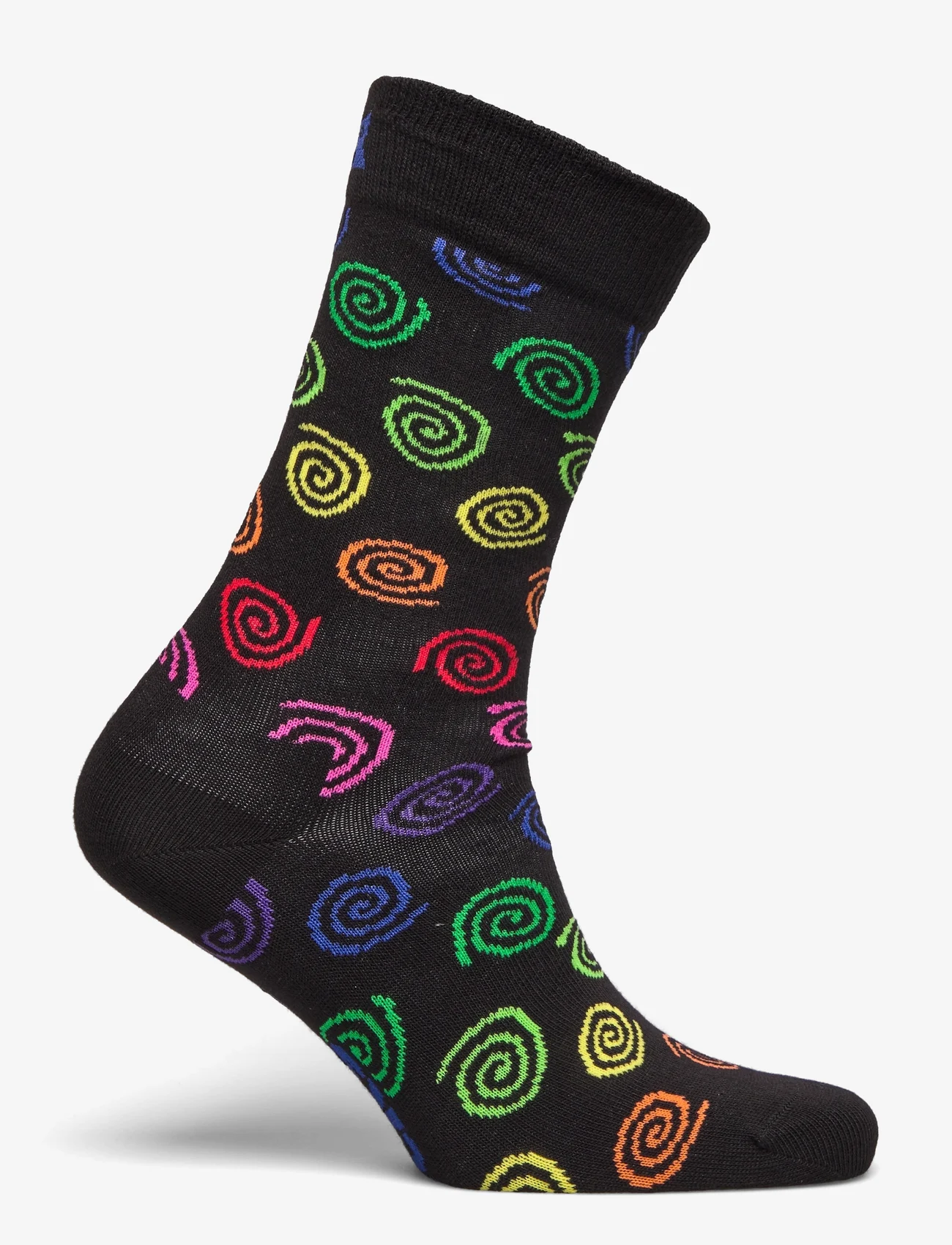Happy Socks - Swirl Sock - najniższe ceny - black - 1