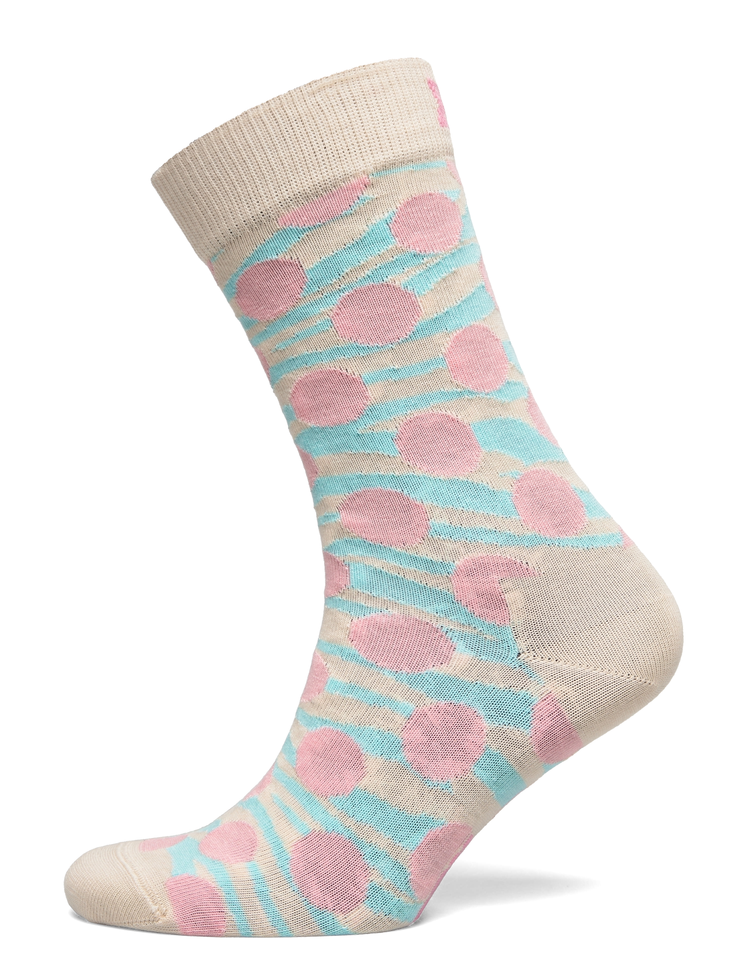 Tiger Dot Sock - WHITE