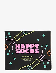 Happy Socks - 2-Pack You Did It Socks Gift Set - mažiausios kainos - black - 2
