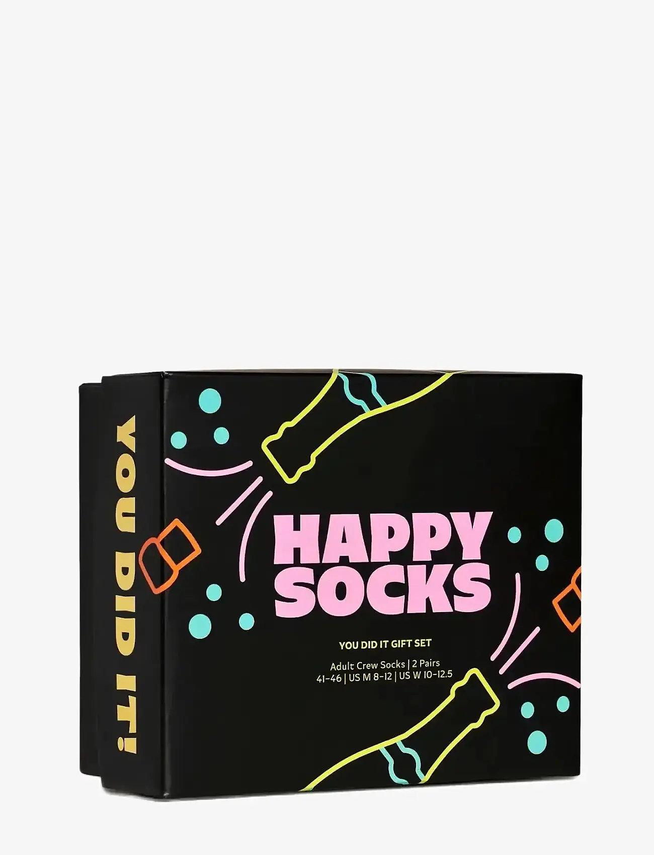Happy Socks - 2-Pack You Did It Socks Gift Set - black - 4