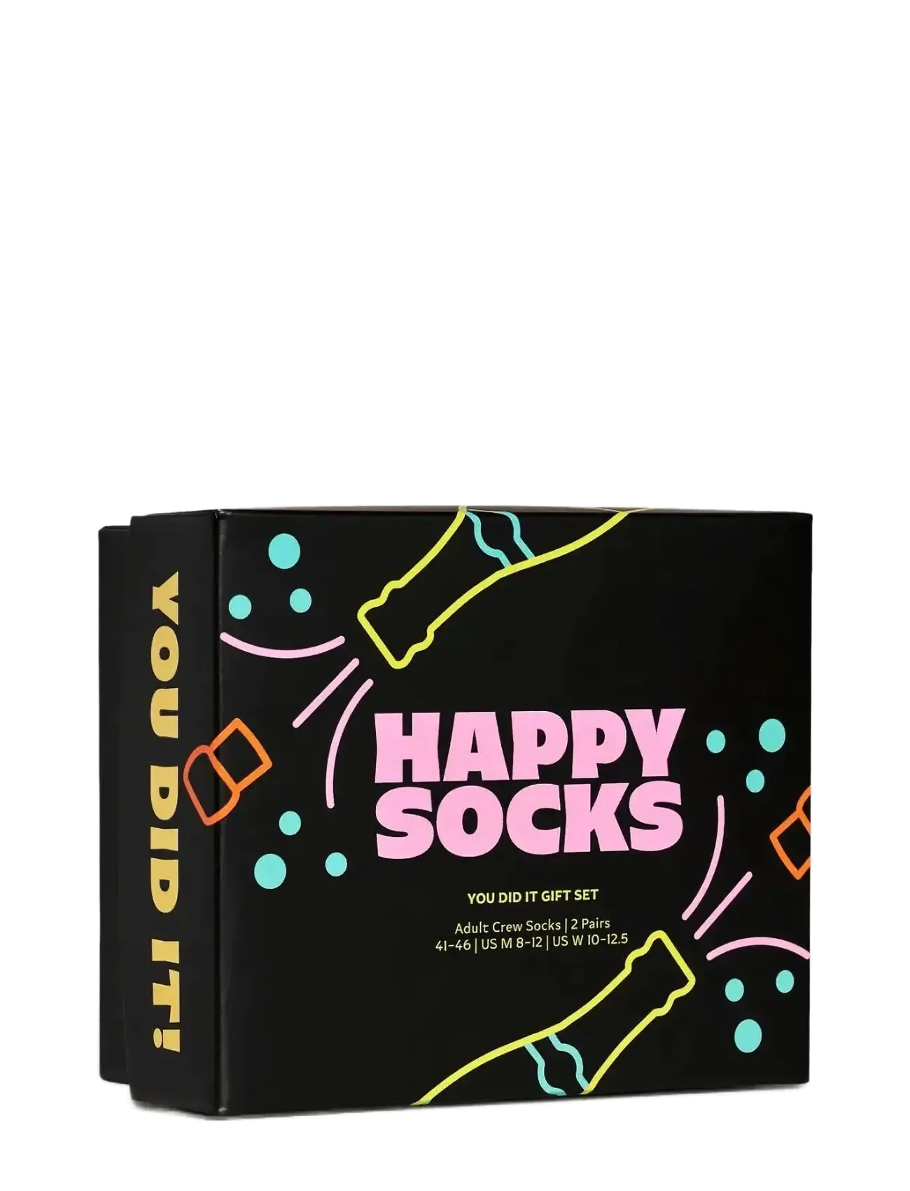 Happy Socks - 2-Pack You Did It Socks Gift Set - black - 4