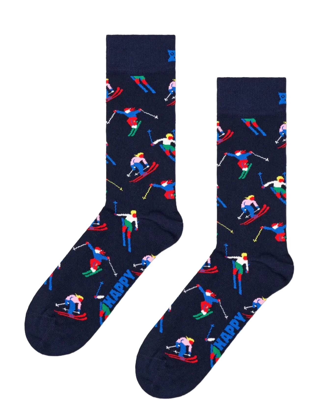Happy Socks Skiing Sock - Fitness & Running - NAVY / blue