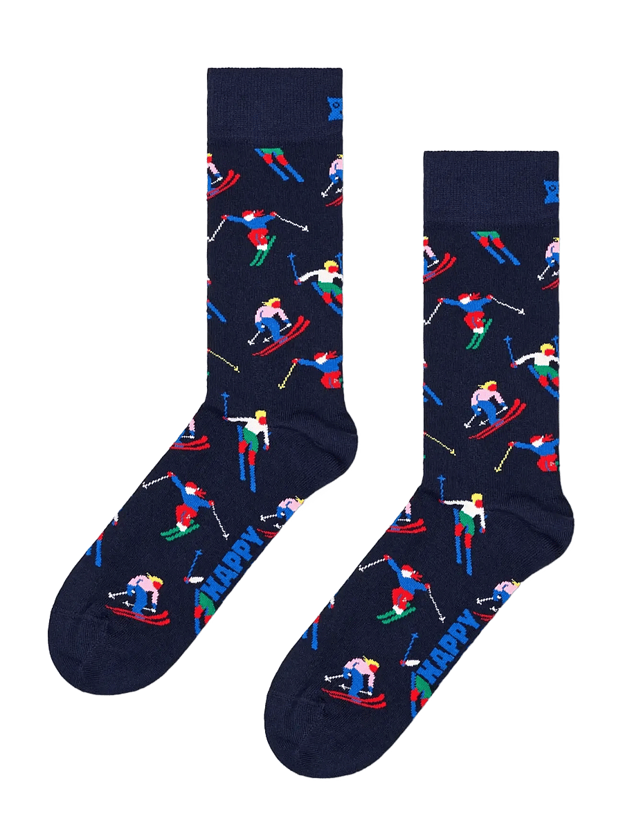 Happy Socks - Skiing Sock - crew-socken - navy - 1