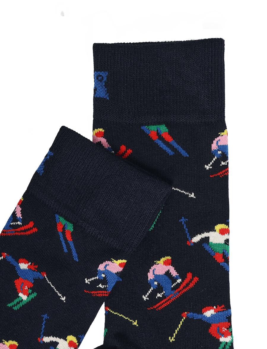 Happy Socks - Skiing Sock - vanliga strumpor - navy - 3