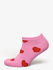 Happy Socks - Hearts Low Sock - ankelsokker - pink - 0