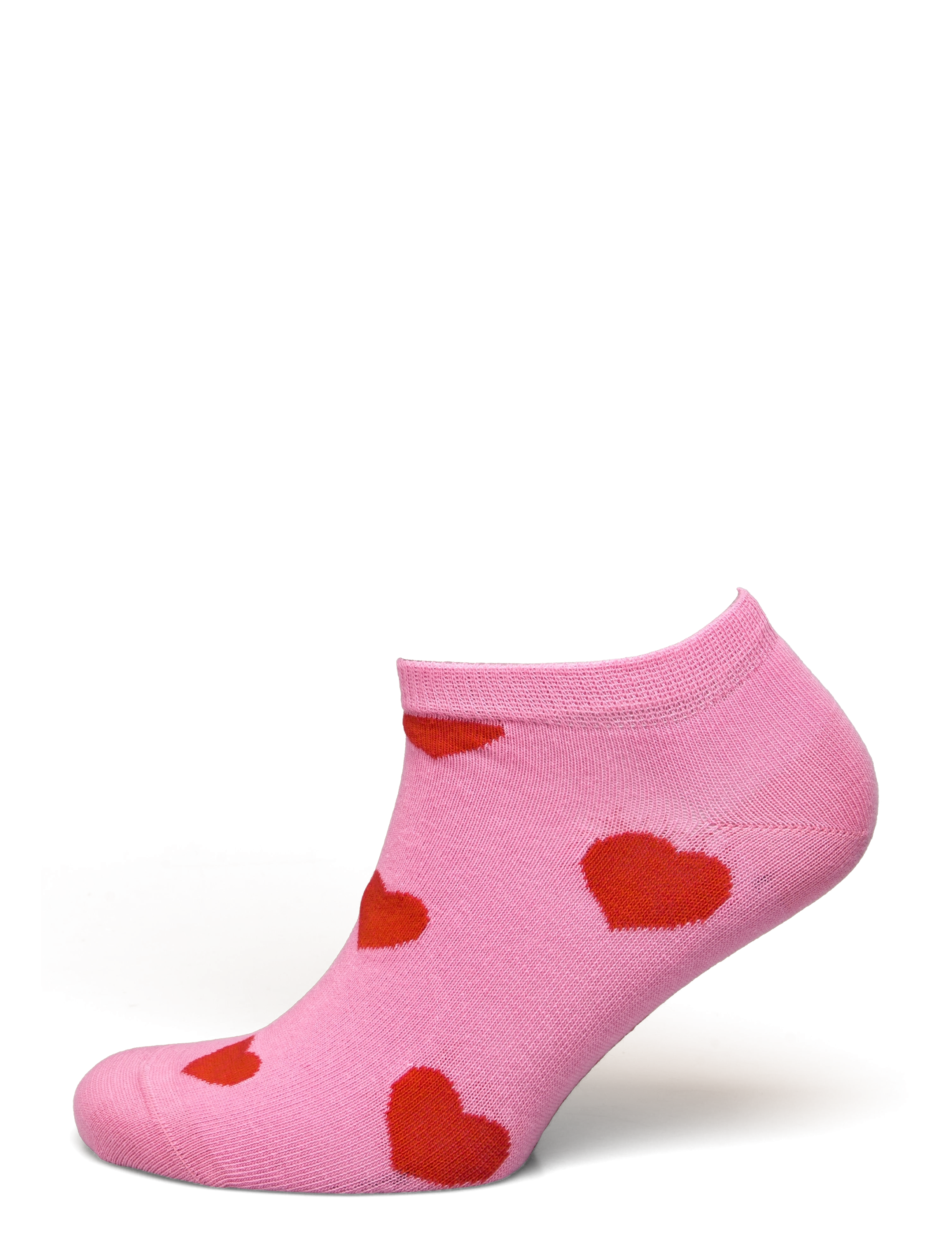 Happy Socks Hearts Low Sock - Sokid - PINK / pink/rose