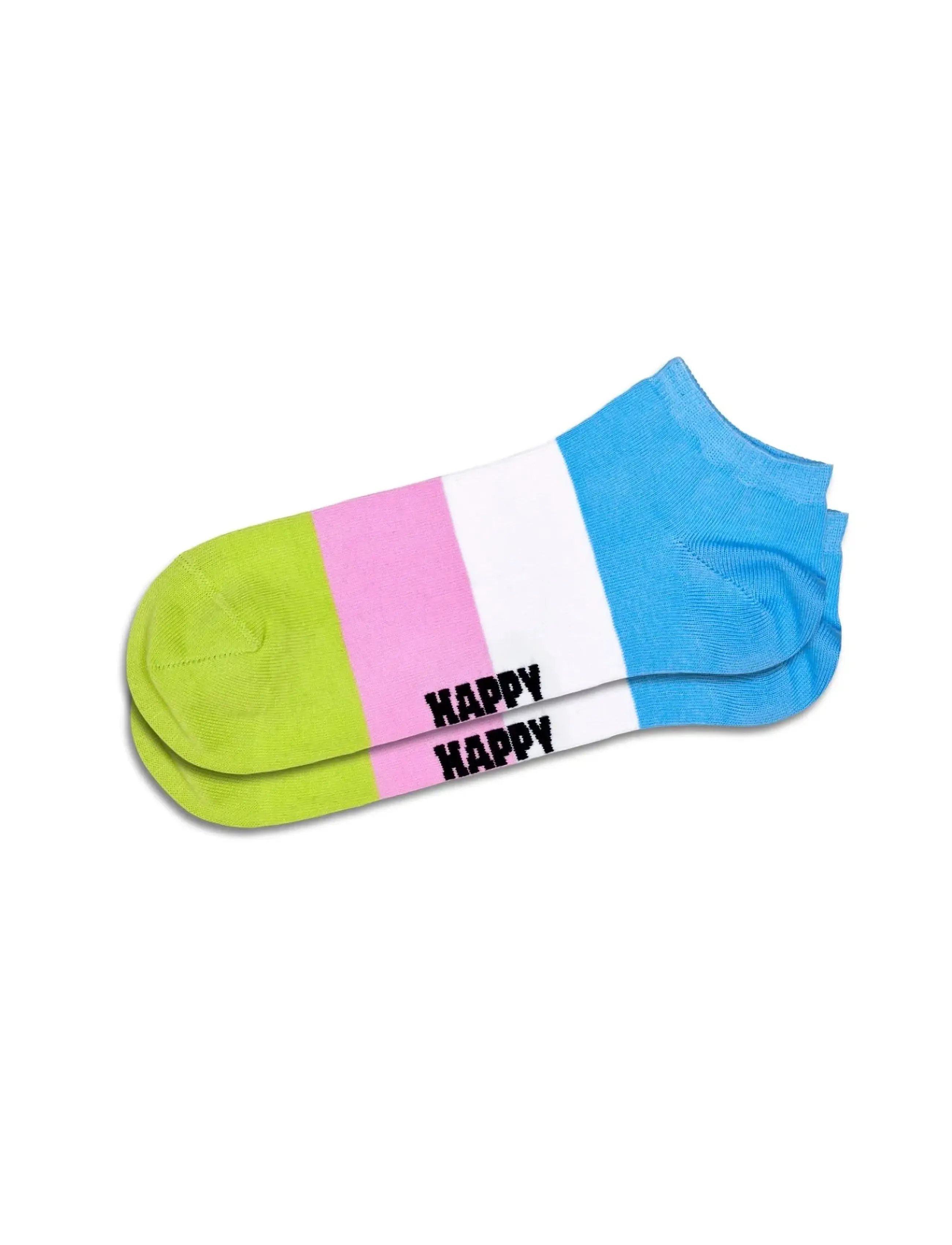 Happy Socks - 2-Pack Ice Cream & Stripe Low Socks - laveste priser - white - 2