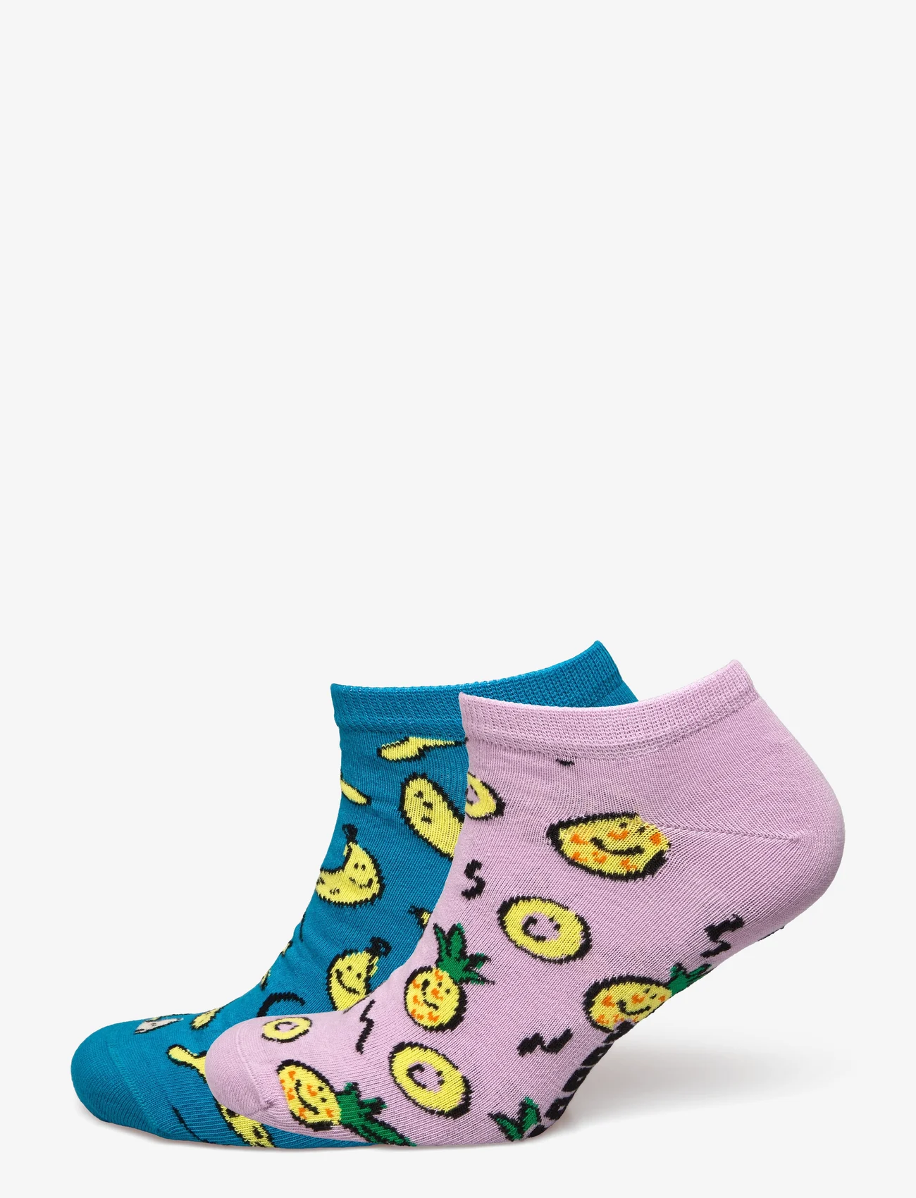 Happy Socks - 2-Pack Fruit Low Socks - skarpetki do kostek - purple - 0