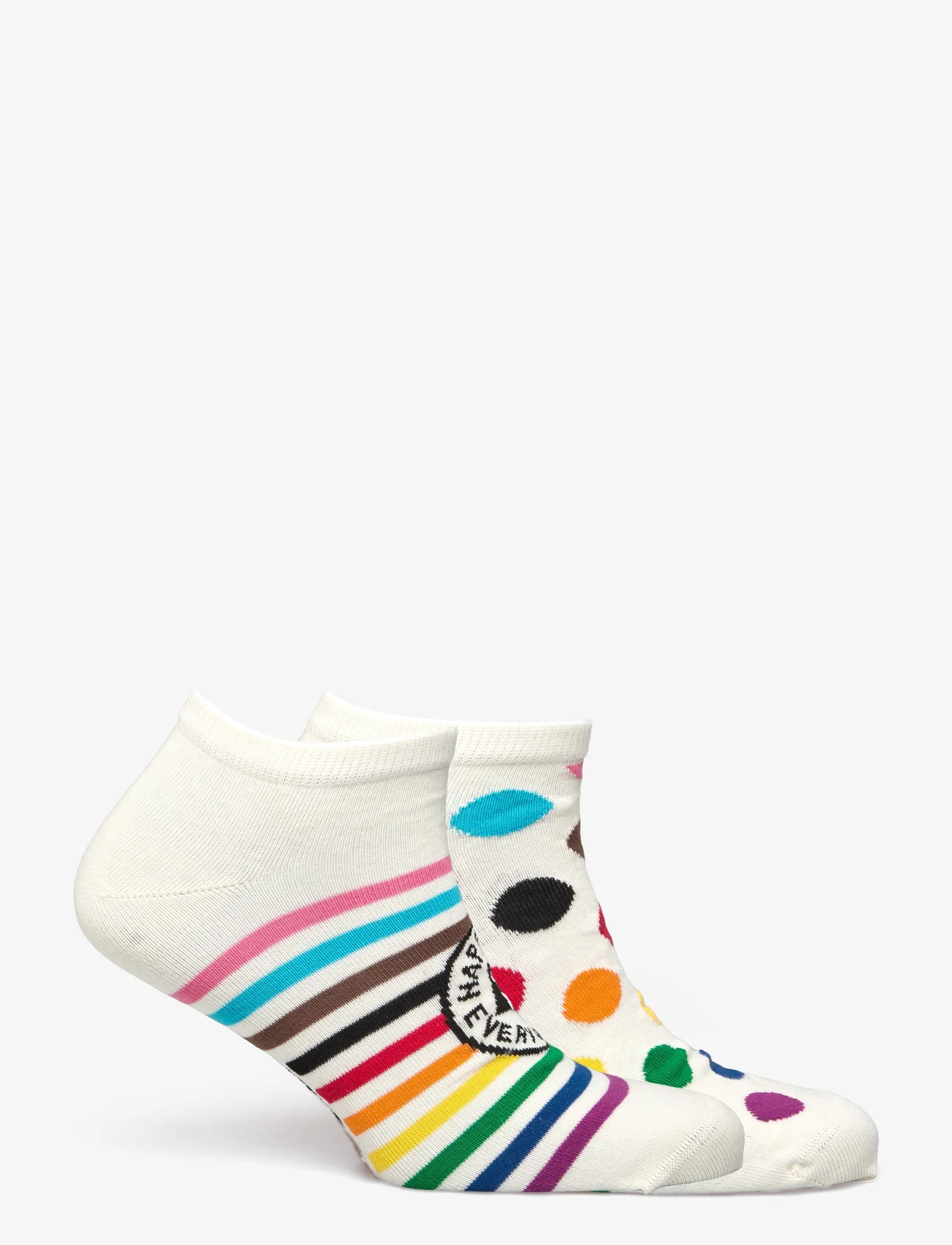 Happy Socks - 2-Pack Pride Low Socks - lot de paires de chaussettes - white - 1