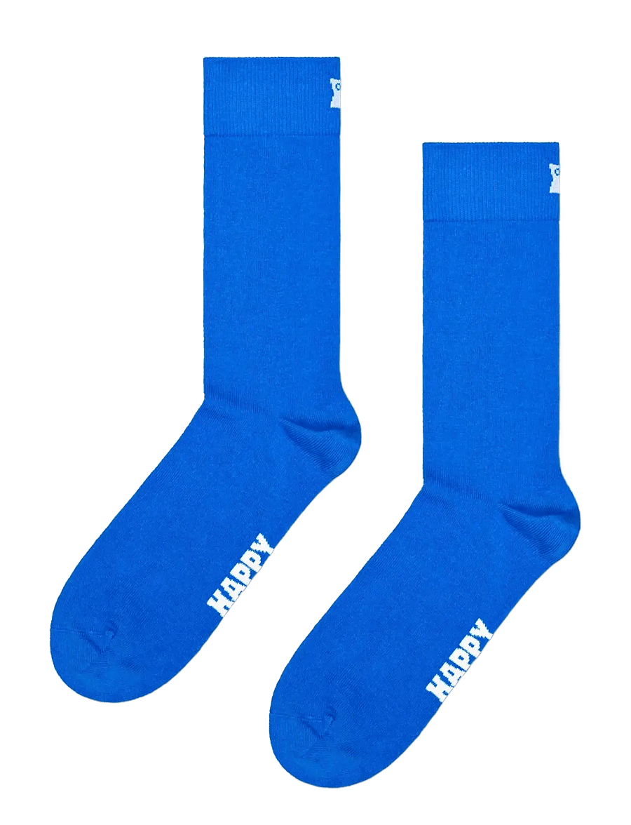 Happy Socks - Solid Sock - crew-socken - blue - 1