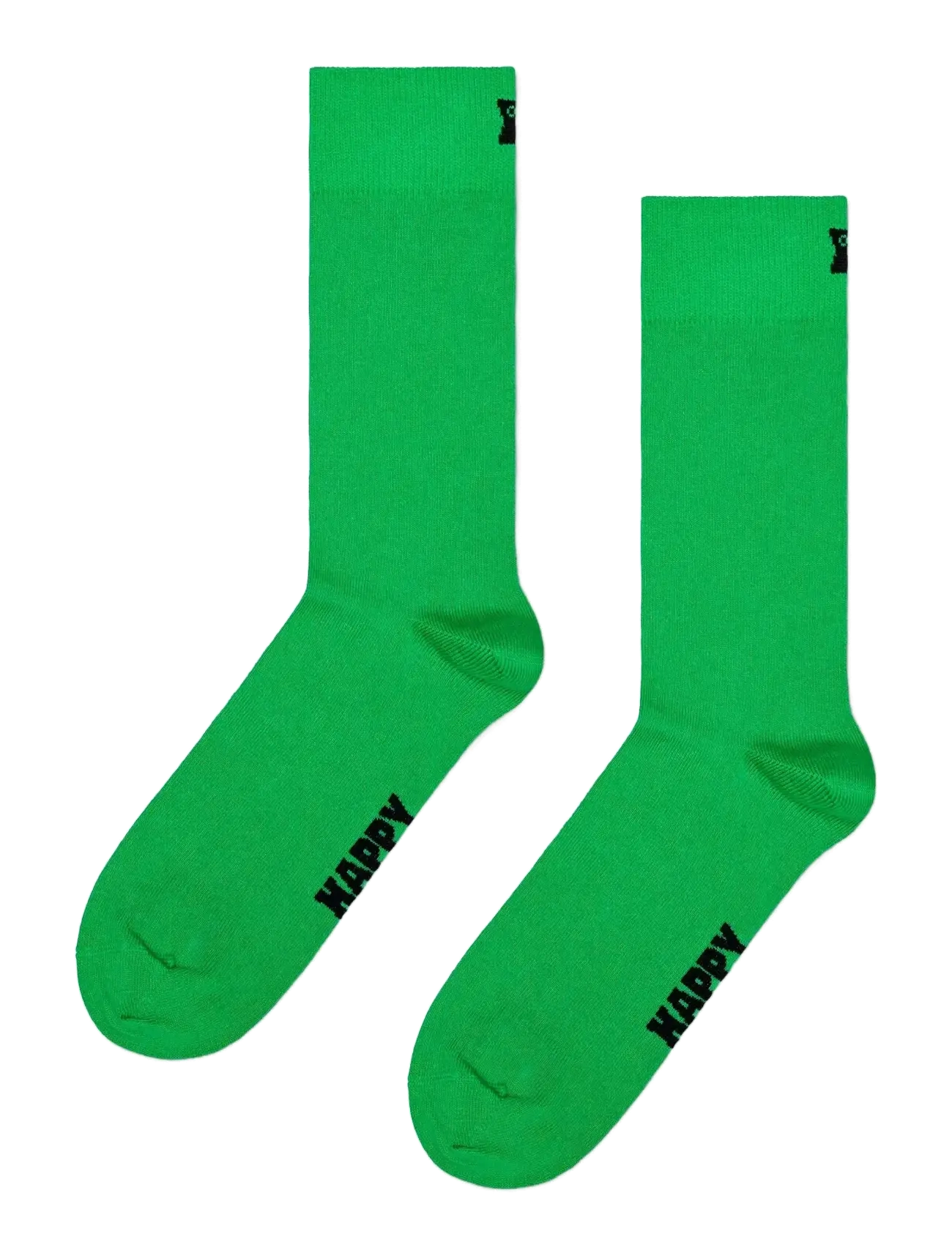 Happy Socks Solid Sock - Happy Socks - GREEN / green