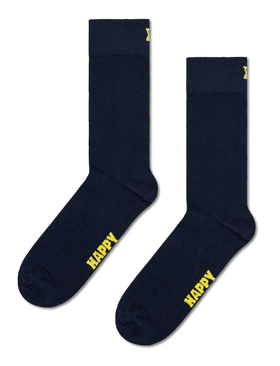 Happy Socks - 3-Pack Solid Socks - klassikalised sokid - blue - 5