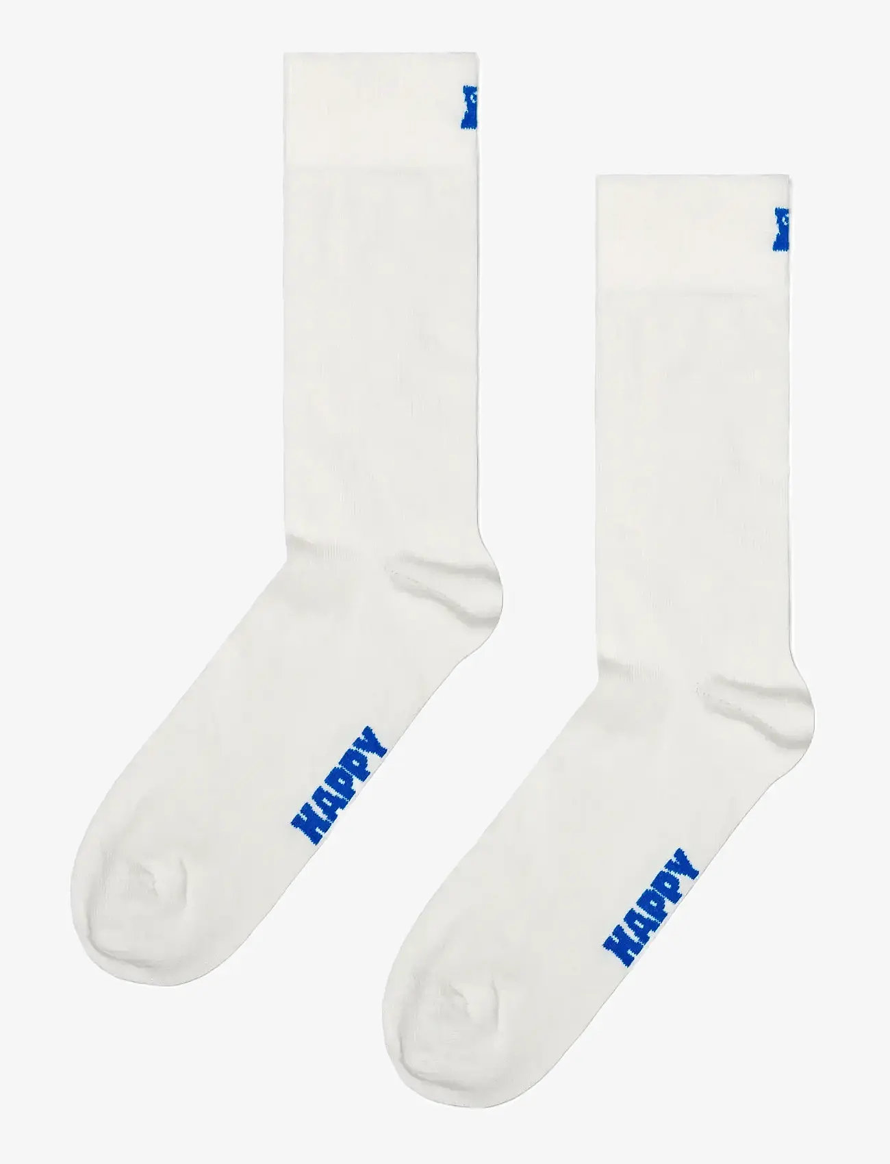 Happy Socks - 5-Pack Solid Socks - julegaver under 300kr - white - 1