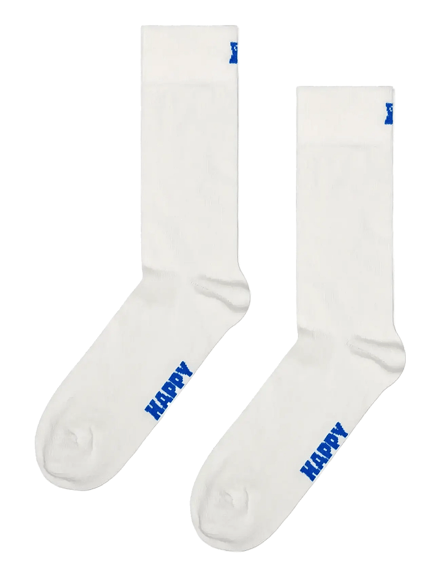 Happy Socks - 5-Pack Solid Socks - klasiskās zeķes - white - 1