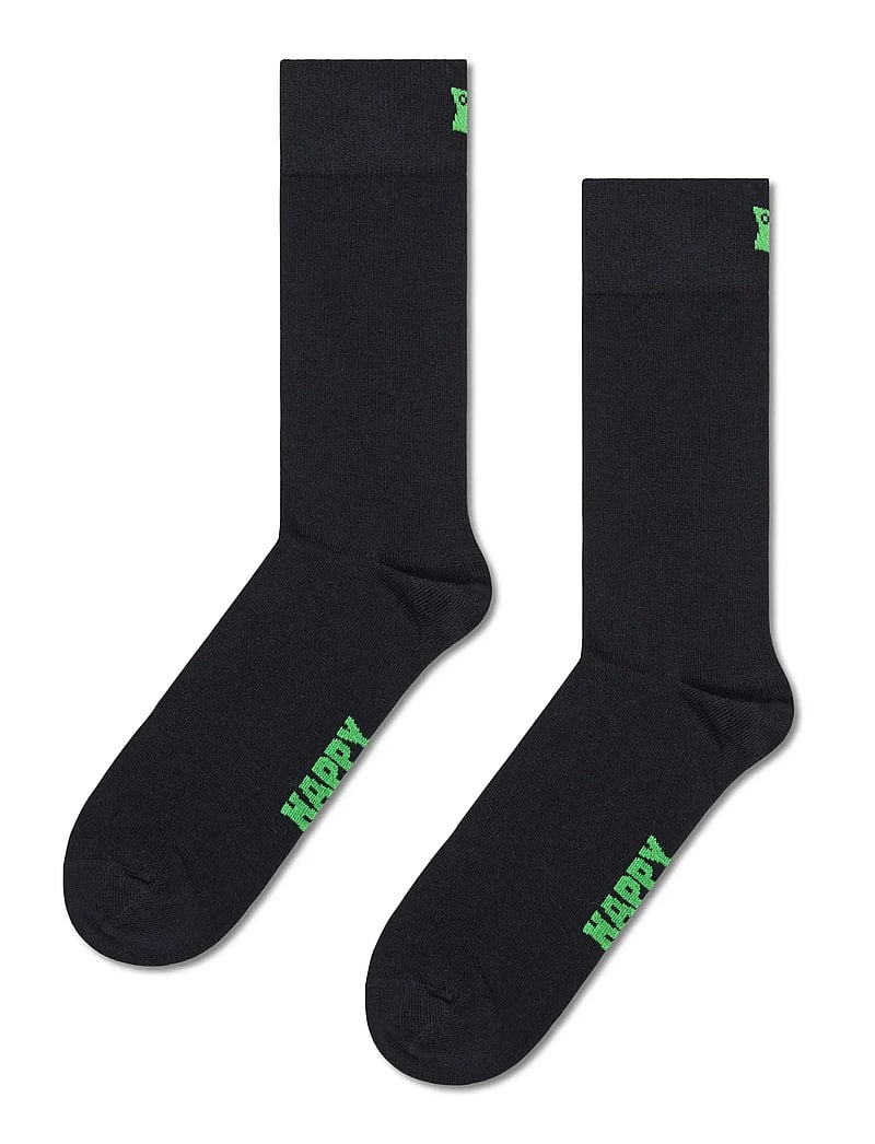 Happy Socks - 5-Pack Solid Socks - crew-socken - black - 2