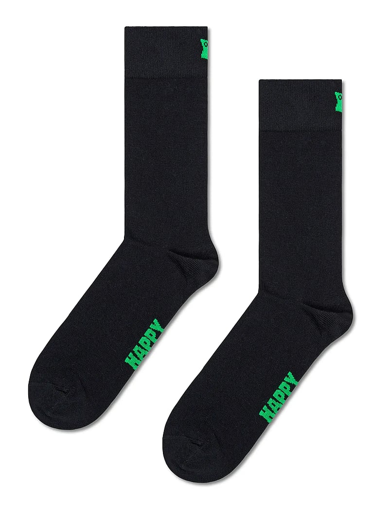 Happy Socks - 5-Pack Solid Socks - crew-socken - black - 3