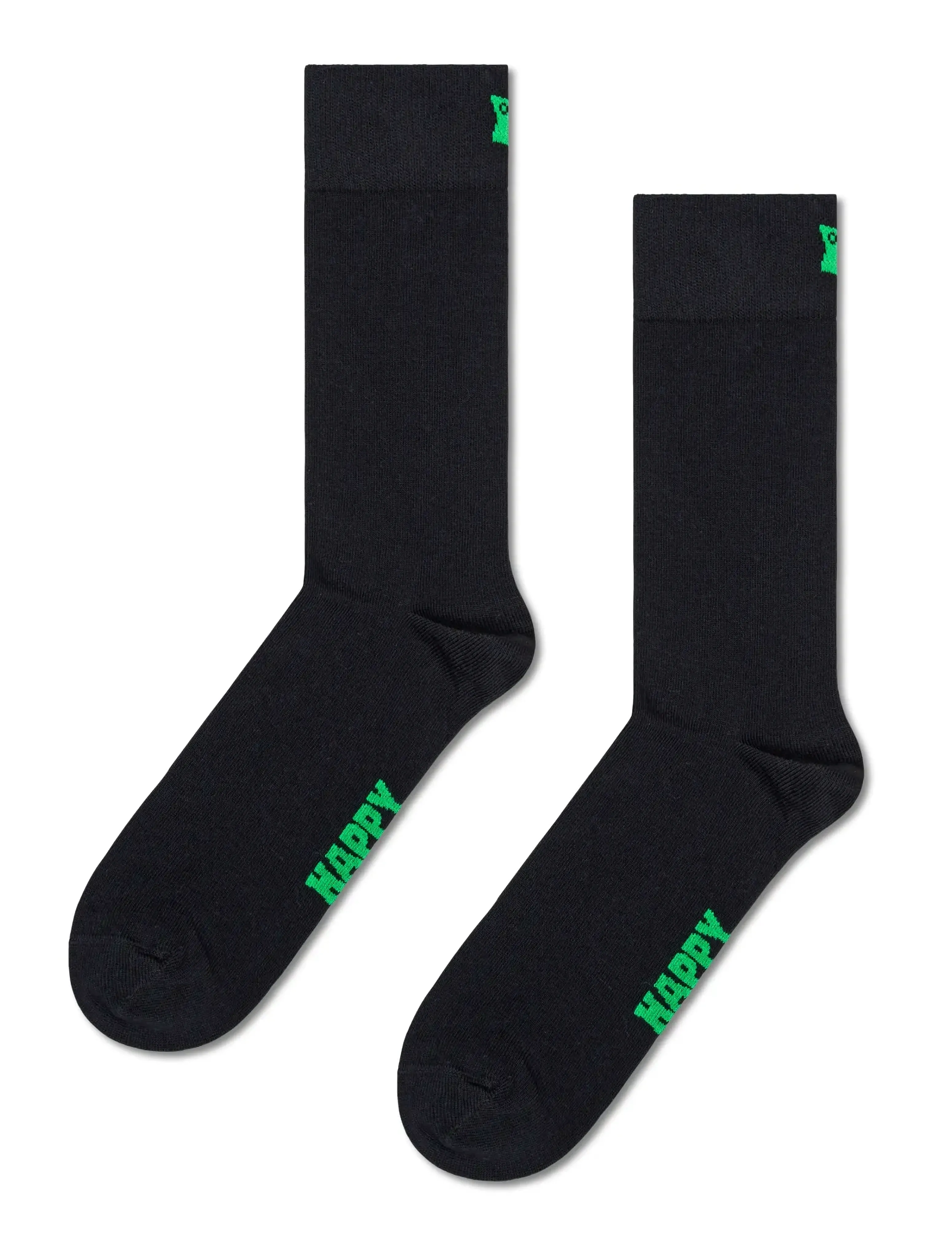 Happy Socks 5-Pack Solid Socks - Meestele - BLACK / black