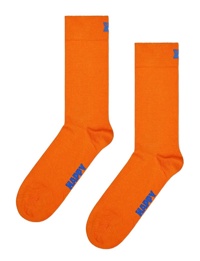 Happy Socks - Solid Sock - klassikalised sokid - orange - 1