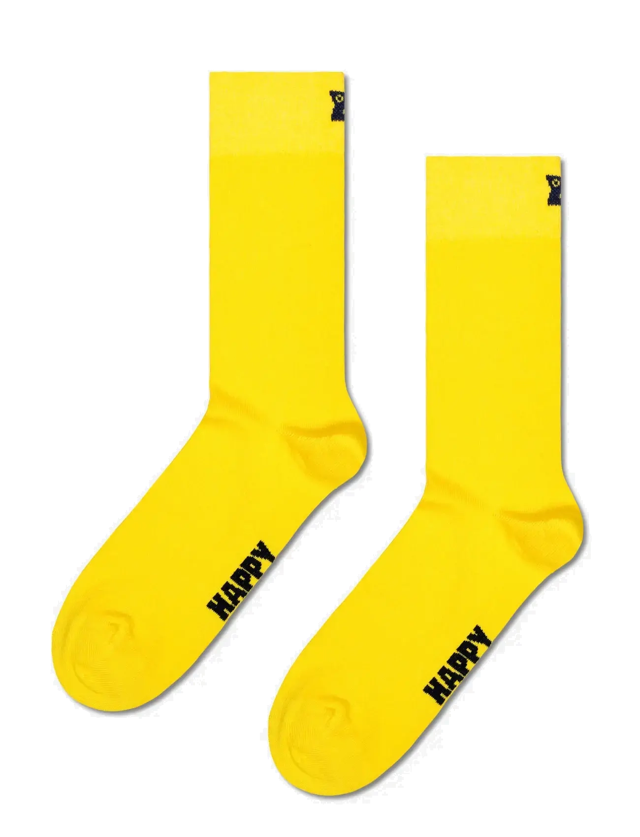 HAPPY Socken Solid Socke Gelb - 41-46 - Herren