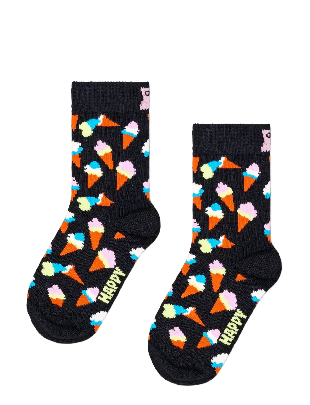 Happy Socks Kids Ice Cream Sock, 12-24M, Socken & Strumpfhosen, Schwarz - Baby Socks, Kinder
