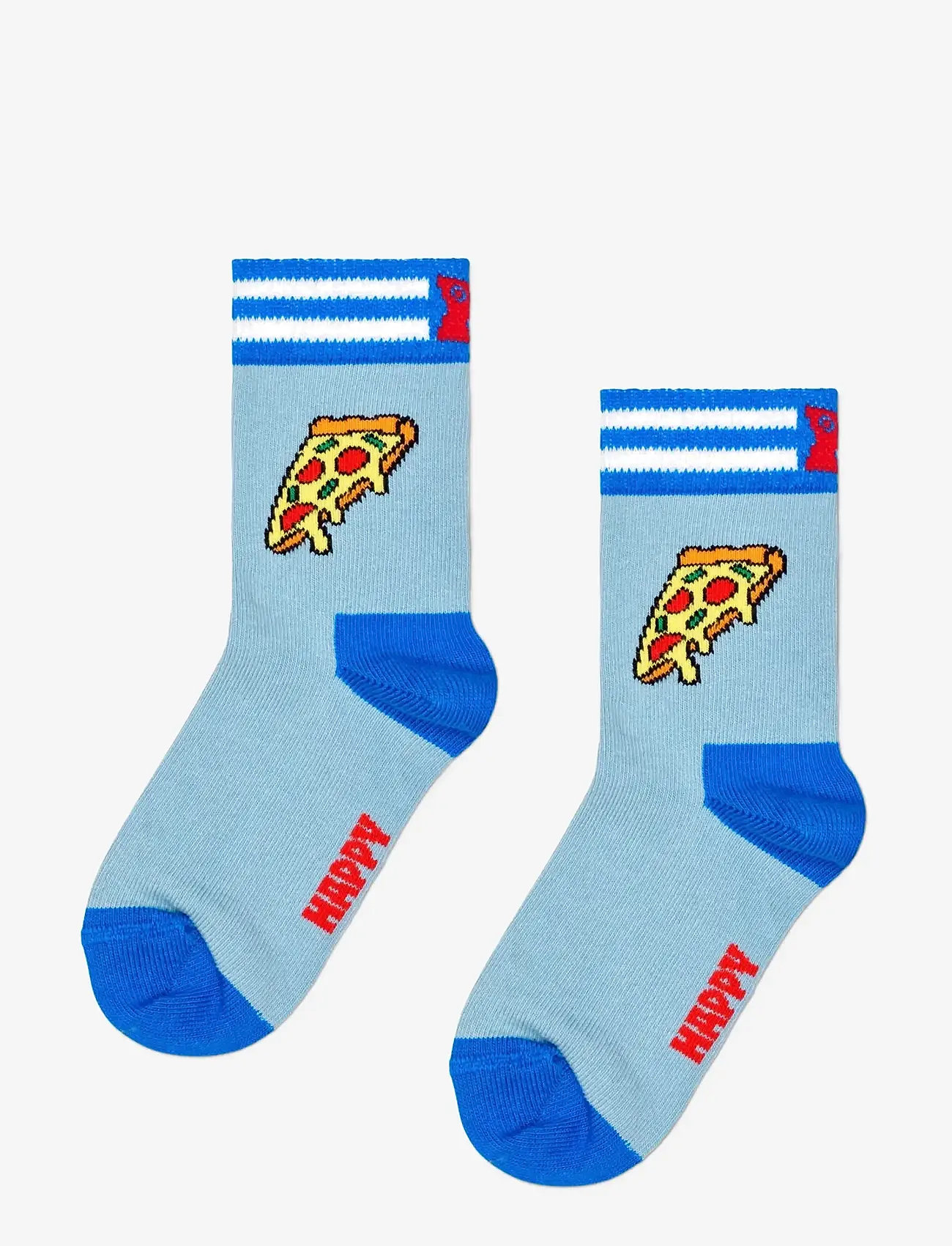 Happy Socks - Kids Pizza Slice Sock - babysokker - light blue - 0