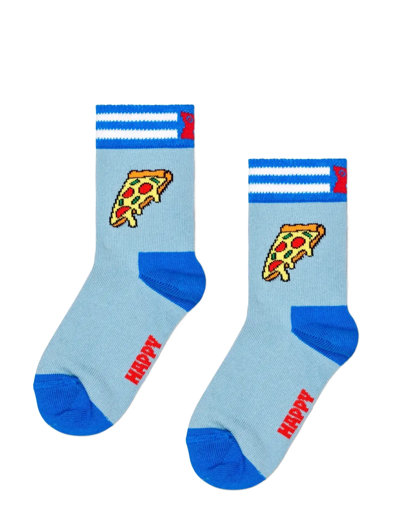 Happy Socks Kids Pizza Slice Sock - 4 for 3 - LIGHT BLUE / blue