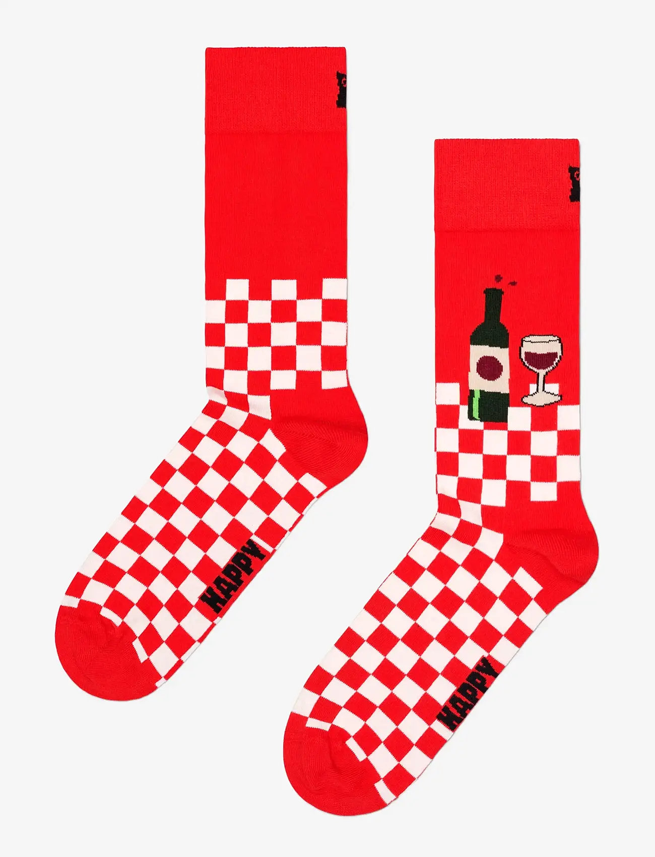 Happy Socks - Wine And Dine Sock - sokker - red - 1