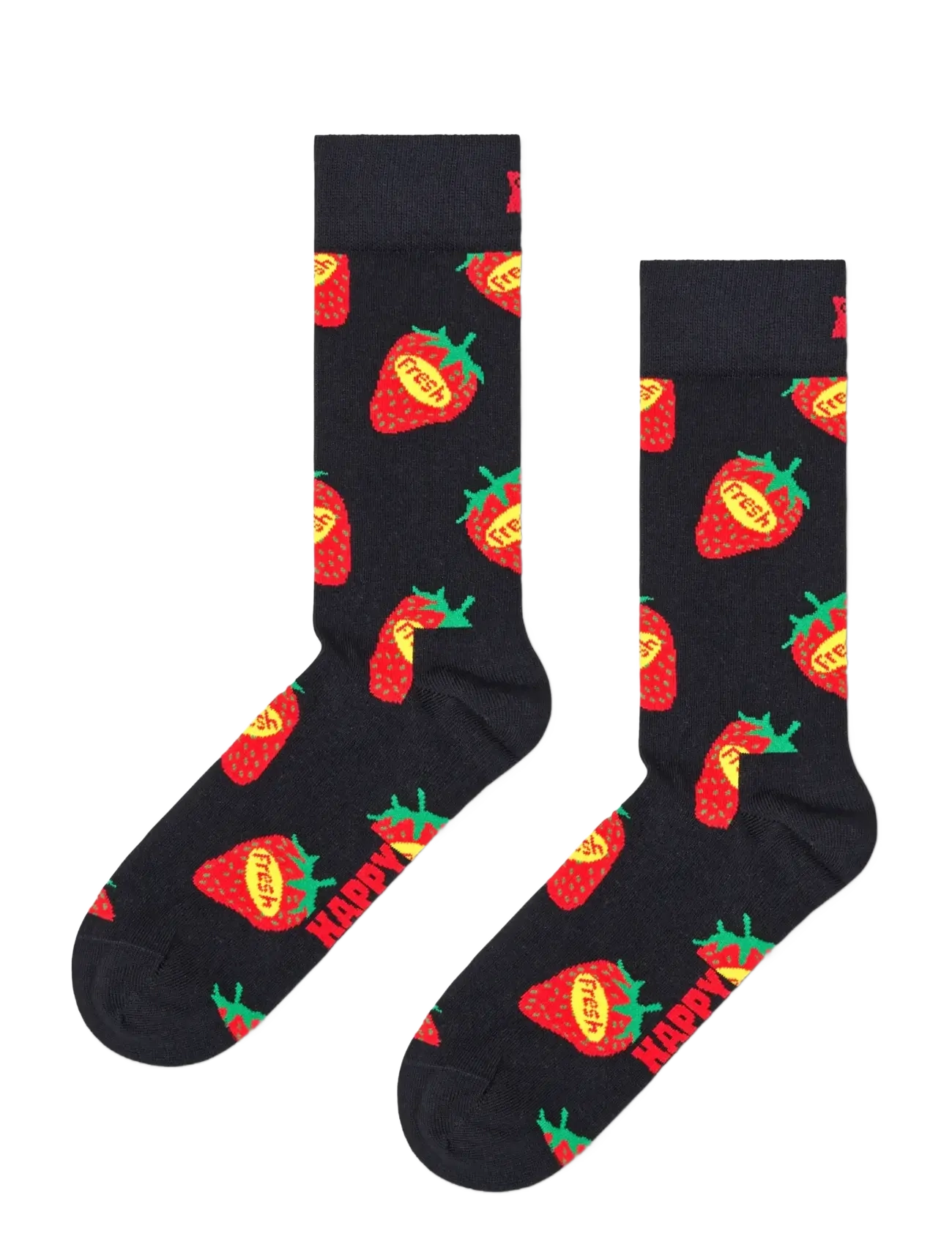 Happy Socks - Strawberry Fresh Sock - black - 2