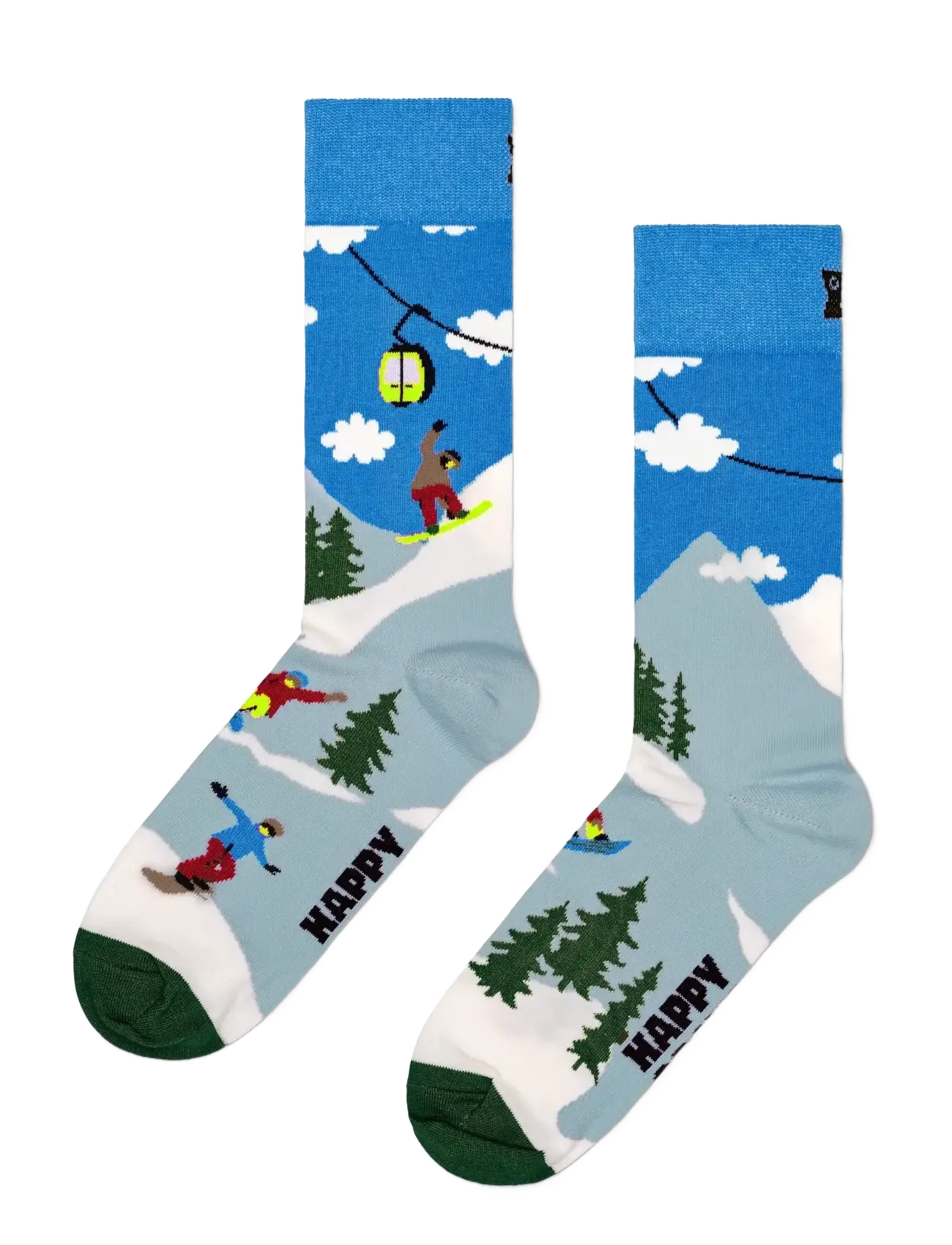 HAPPY Socken Snowboard Socke Patterned - 36-40 - Herren