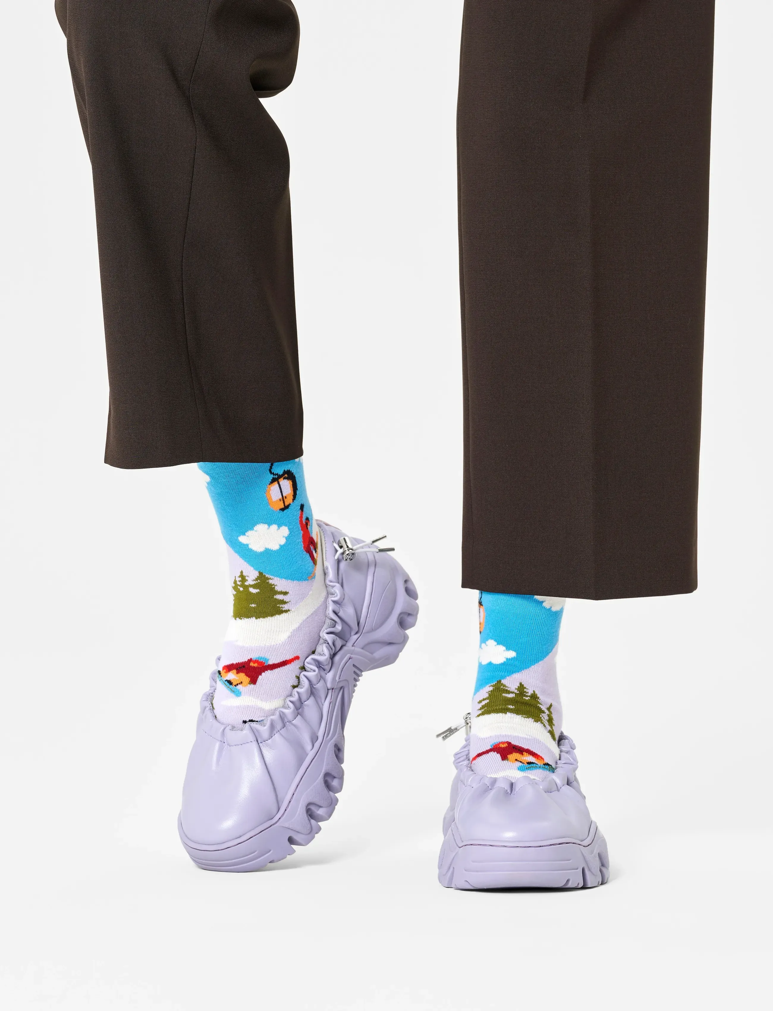Happy Socks Snowboard Sock, 36-40, Socks, Mehrfarbig/gemustert - Regular Männerswear