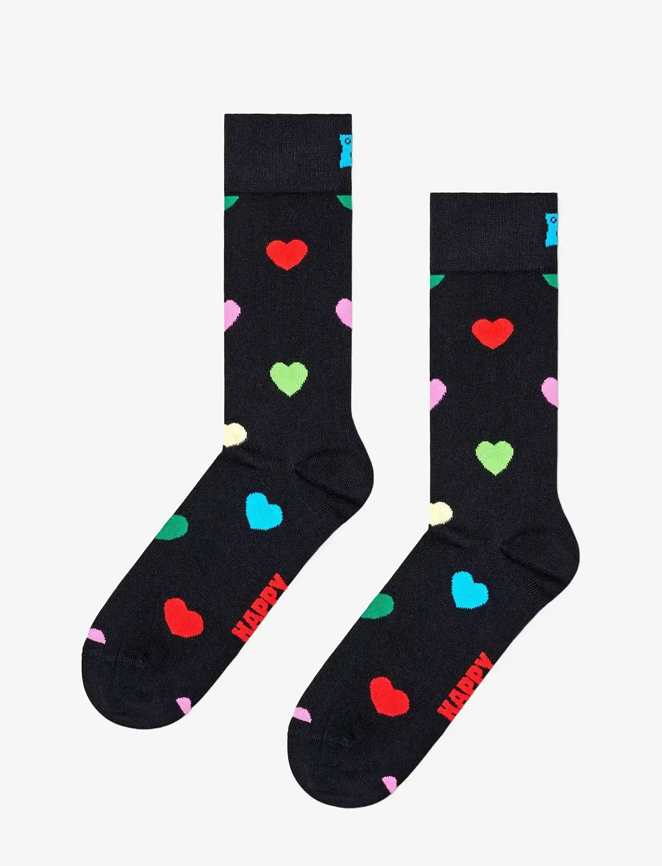 Happy Socks - Heart Sock - laveste priser - black - 1