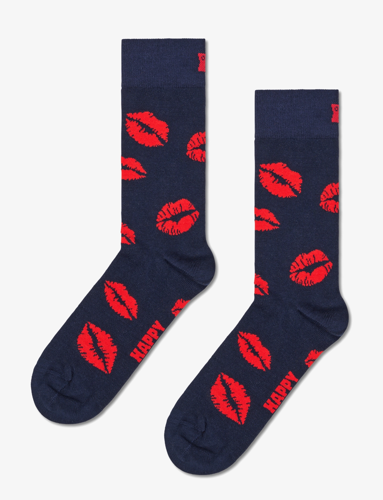 HAPPY Socken Kisses Socke Navy - 36-40 - Damen