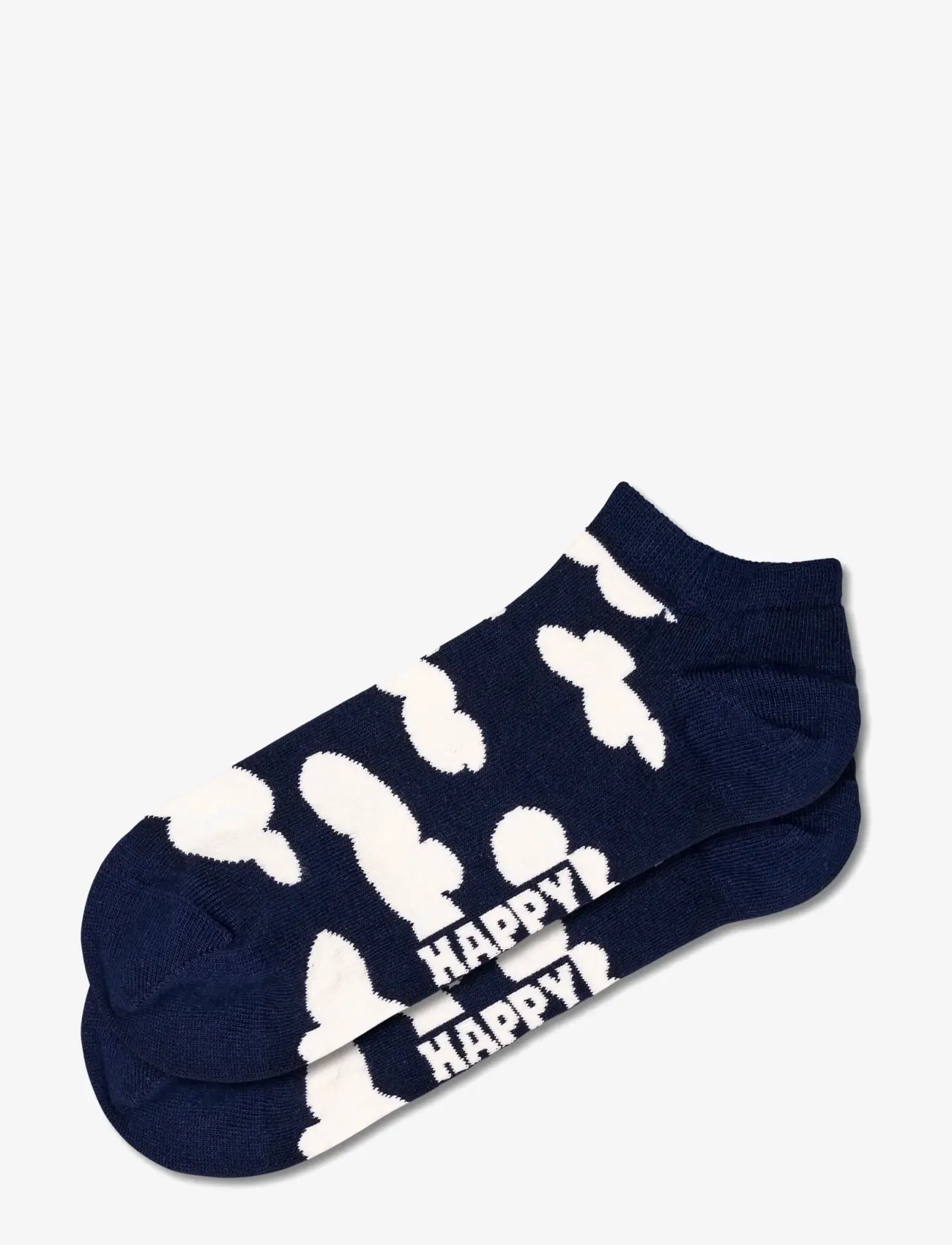 Happy Socks Cloudy Low Sock - Ankelsokker - NAVY / navy
