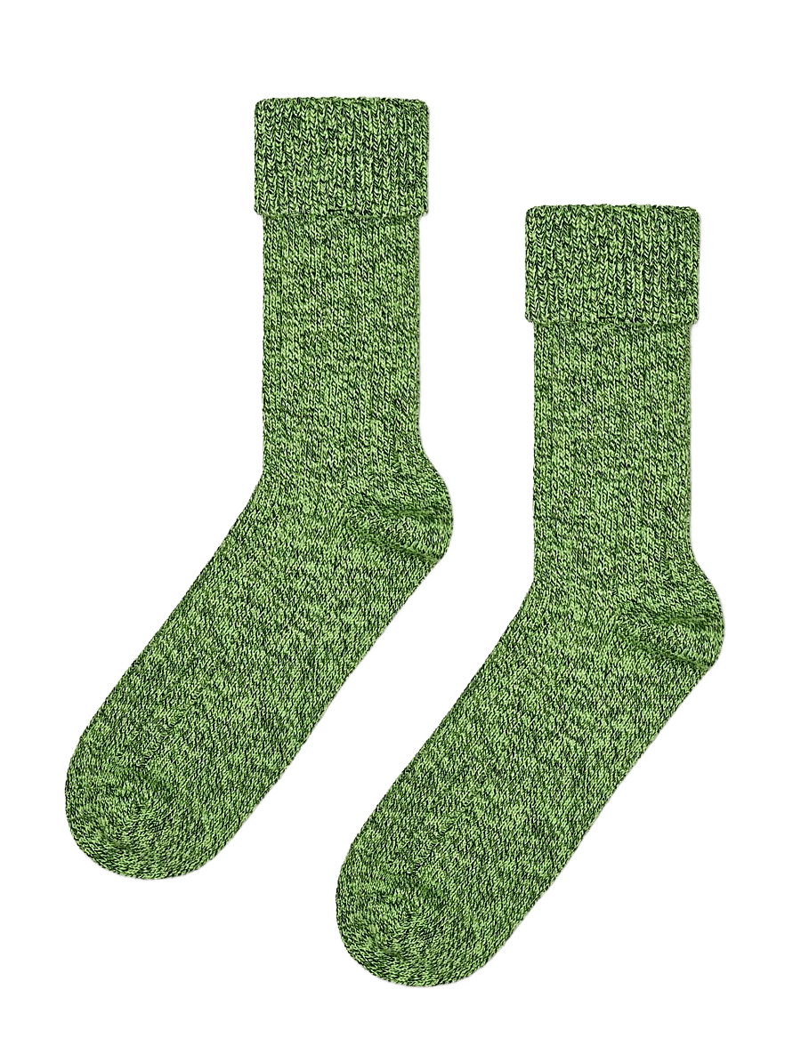 Happy Socks - Folded Cuff Sock - tennissocken - green - 1