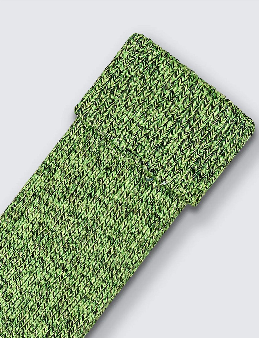 Happy Socks - Folded Cuff Sock - tennissocken - green - 2