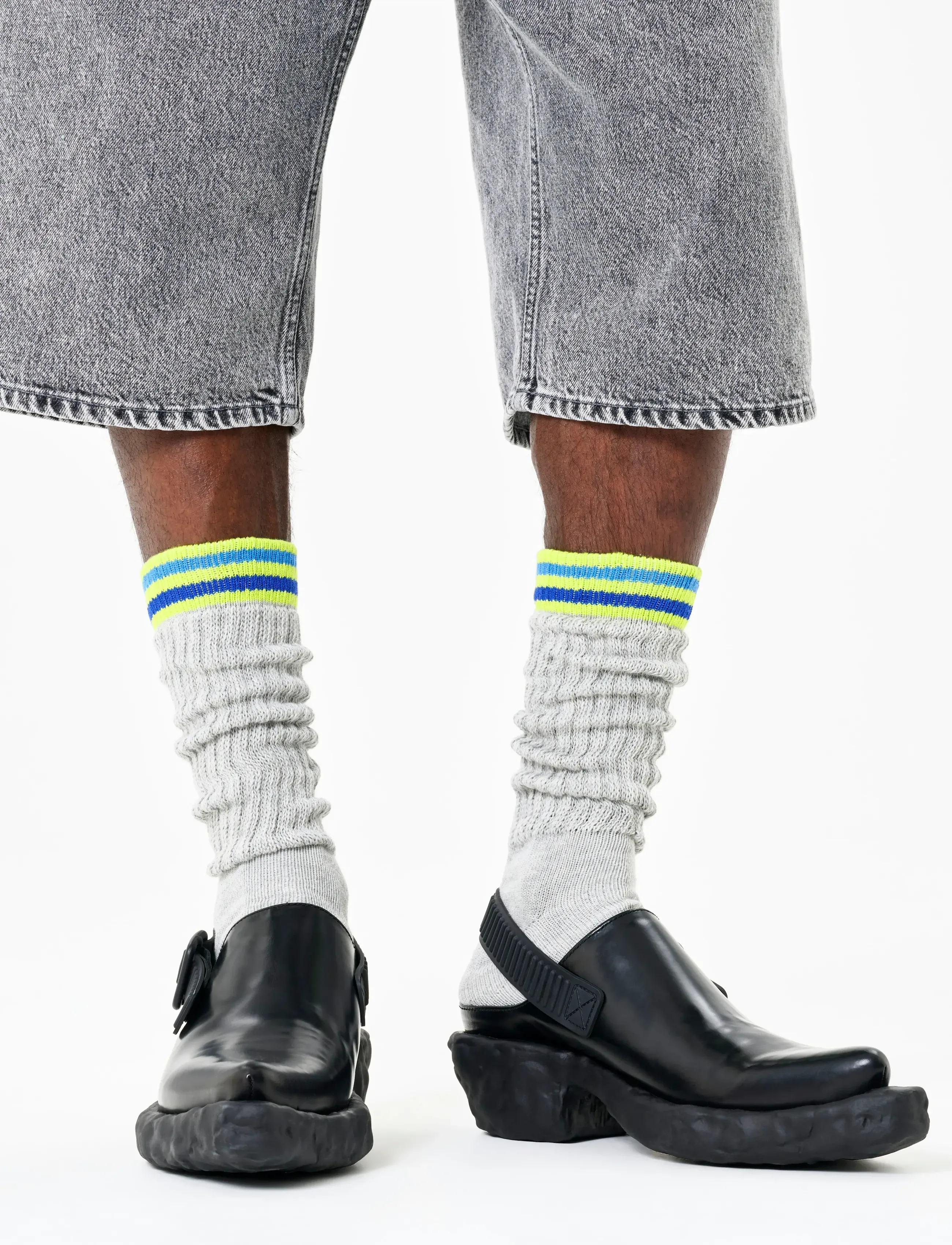 Happy Socks Sneaker Slouch Sock, 36-40, Grey, Sokker > Almindelige Sokker, Herre