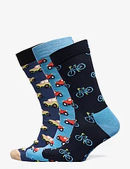 Happy Socks - 3-Pack Boozt Gift Set - madalaimad hinnad - navy - 0