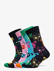 Happy Socks - 4-Pack Boozt Gift Set - vanliga strumpor - black - 0