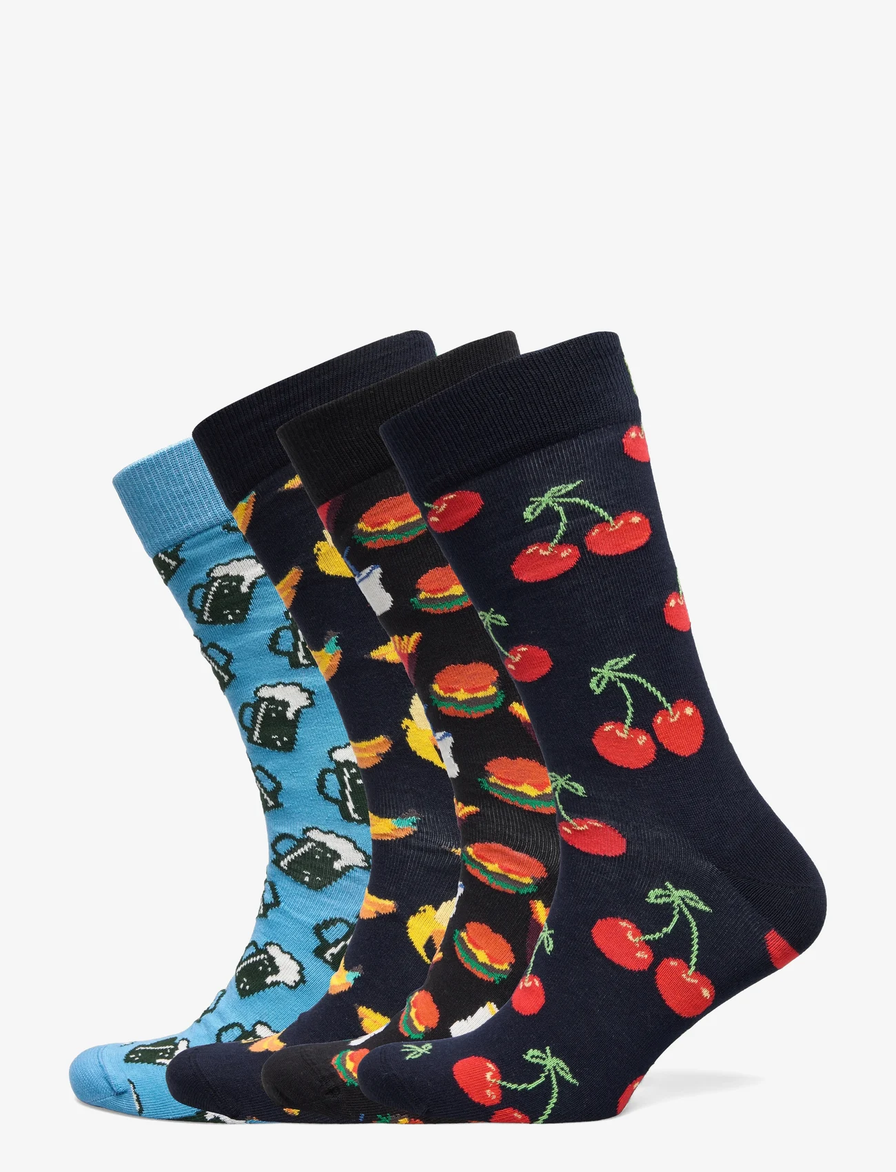 Happy Socks - 4-Pack Boozt Gift Set - zemākās cenas - blue - 0
