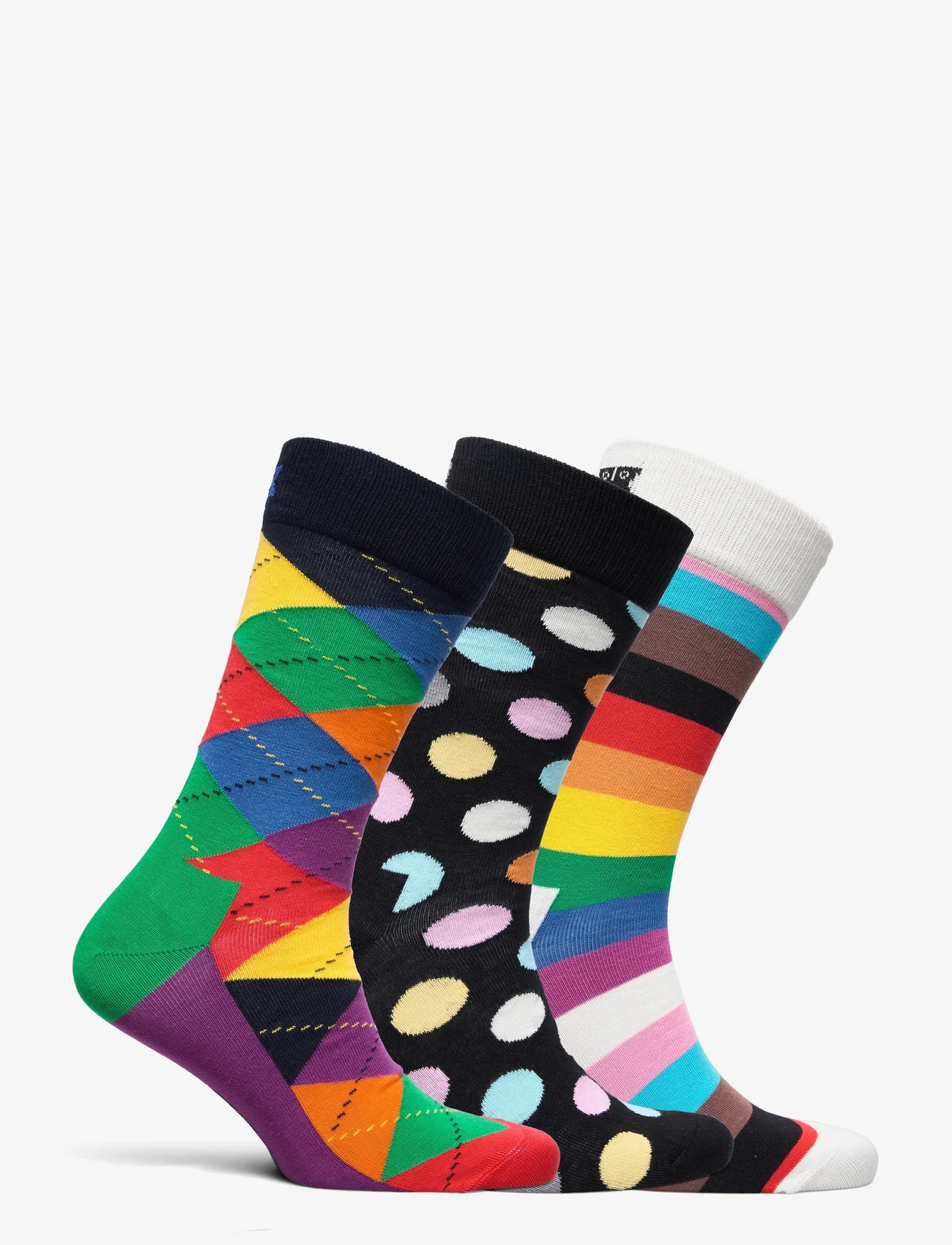 Happy Socks - 3-Pack Boozt Gift Set - alhaisimmat hinnat - white - 1