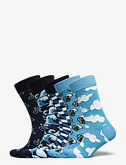 Happy Socks - 5-Pack Boozt Gift Set - pikad sokid - light blue - 0