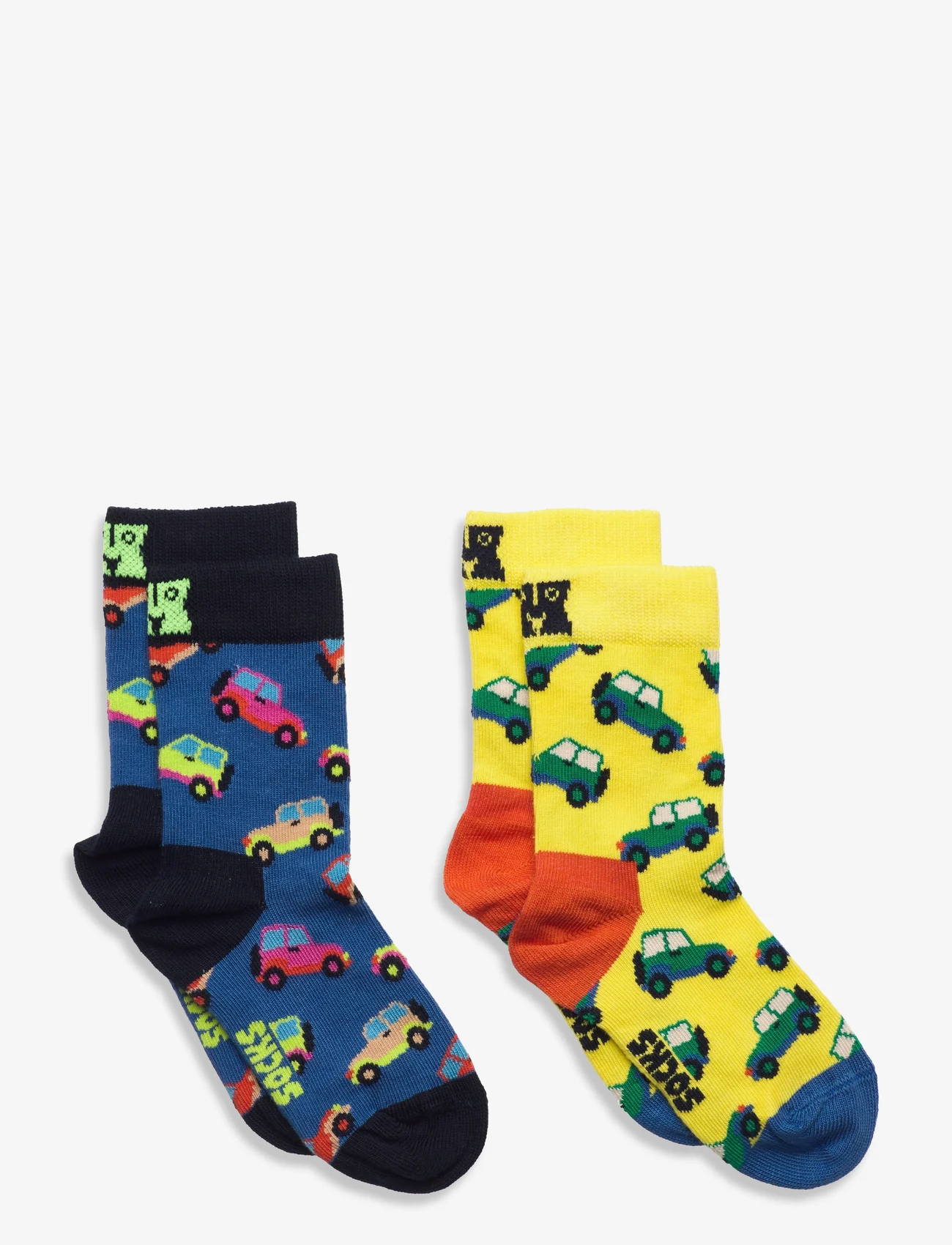 Happy Socks - Kids 2-Pack Boozt Gift Set - laagste prijzen - yellow - 0