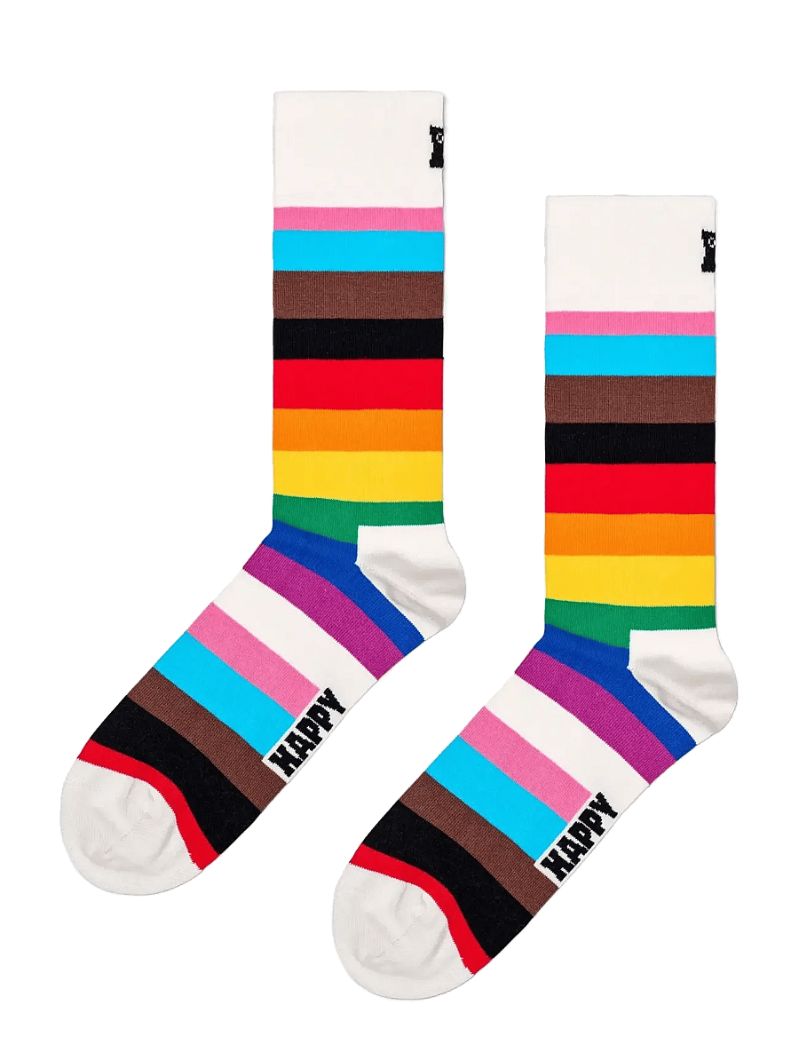 Happy Socks - 2-Pack Pride Socks Gift Set - tennissocken - white - 2